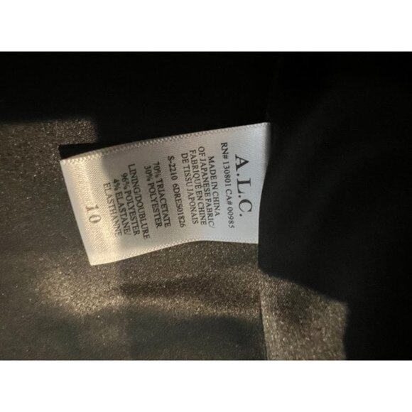 NWOT A.L.C. Hazel black cut out Dress size 10 - Picture 10 of 13
